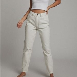 NEW White Cotton-On Original Mom Jeans
